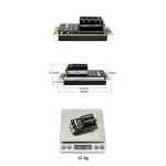 SEQURE 12100/12200 Bürstenloser Fahrtenregler mit integrierter RGB-LED-Farblichteinstellung 5-12S ESC Geeignet für RC-Auto und Boot